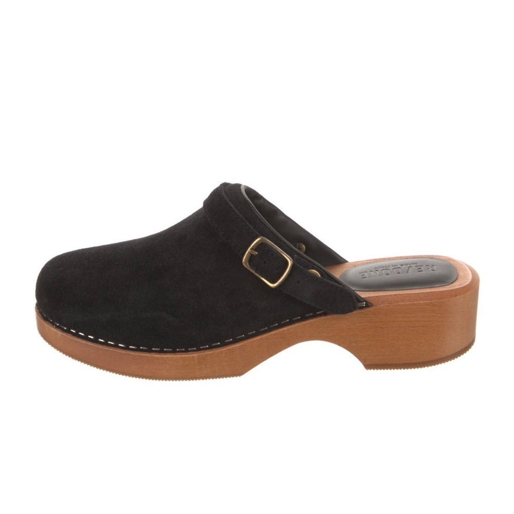 Suede mules/ clogs in excellent condition